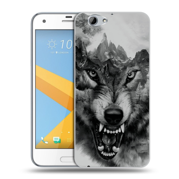 Пластиковый чехол на HTC One A9S с принтом Волк