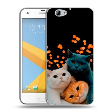 Пластиковый чехол на HTC One A9S с принтом Кошки