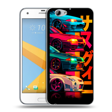 Пластиковый чехол на HTC One A9S с принтом Гоночные машины Пластиковый чехол на HTC One A9S с принтом Гоночные машины