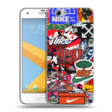 Пластиковый чехол на HTC One A9S с принтом Найк Nike яркий Пластиковый чехол на HTC One A9S с принтом Найк Nike яркий