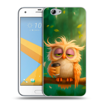 Пластиковый чехол на HTC One A9S с принтом сова Пластиковый чехол на HTC One A9S с принтом сова