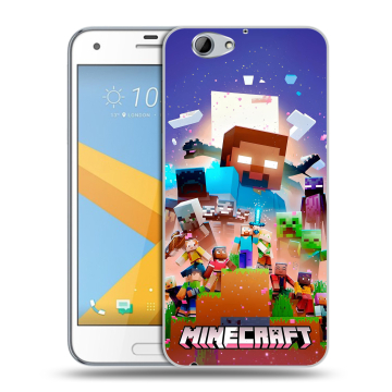 Пластиковый чехол на HTC One A9S с принтом Майнкрафт Minecraft Пластиковый чехол на HTC One A9S с принтом Майнкрафт Minecraft
