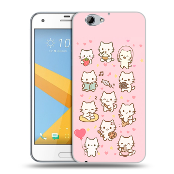 Пластиковый чехол на HTC One A9S с принтом Hello Kitty Хелоу Кити