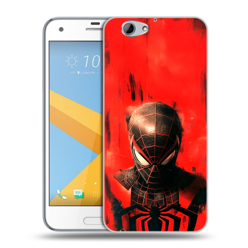 Пластиковый чехол на HTC One A9S с принтом человек паук spiderman Пластиковый чехол на HTC One A9S с принтом человек паук spiderman