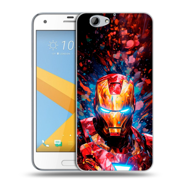 Пластиковый чехол на HTC One A9S с принтом Железный человек Ironman