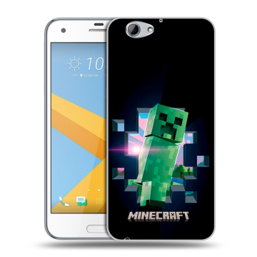 Пластиковый чехол на HTC One A9S с принтом Майнкрафт Minecraft