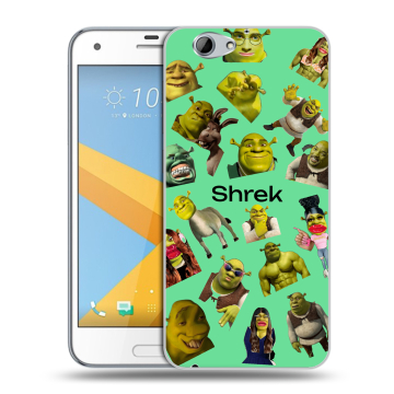 Пластиковый чехол на HTC One A9S с принтом Шрек Shrek