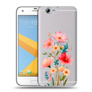 Пластиковый чехол на HTC One A9S с принтом Цветы