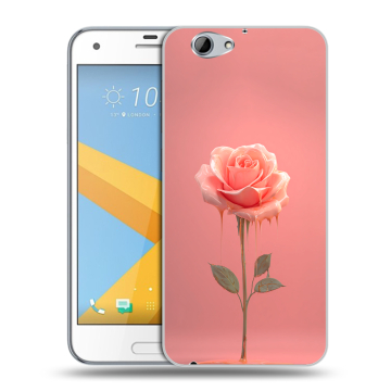 Пластиковый чехол на HTC One A9S с принтом Розовая роза