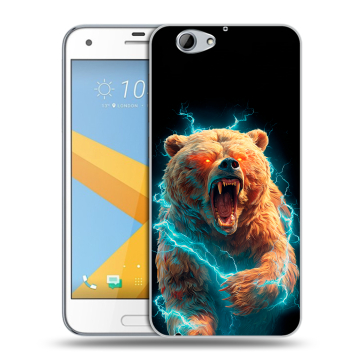 Пластиковый чехол на HTC One A9S с принтом Медведь