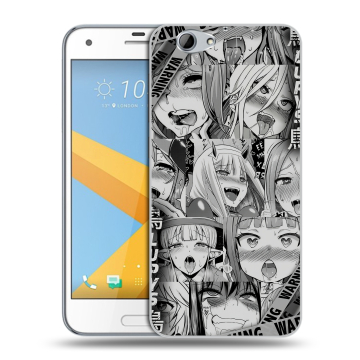 Пластиковый чехол на HTC One A9S с принтом Ahegao Ахегао Аниме