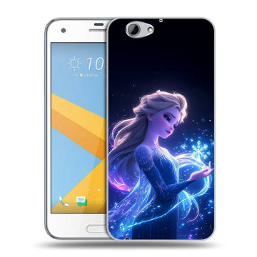 Пластиковый чехол на HTC One A9S с принтом Холодное сердце Frozen
