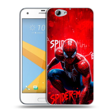 Пластиковый чехол на HTC One A9S с принтом Spiderman Человек паук Пластиковый чехол на HTC One A9S с принтом Spiderman Человек паук