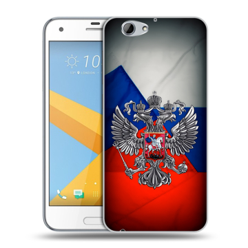 Пластиковый чехол на HTC One A9S с принтом Флаг России Пластиковый чехол на HTC One A9S с принтом Флаг России
