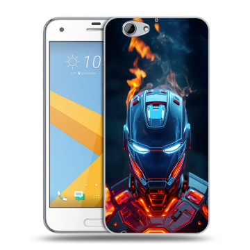 Пластиковый чехол на HTC One A9S с принтом IronMan Железный человек