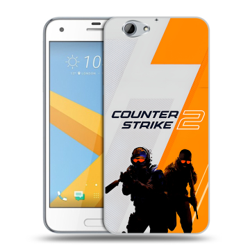 Пластиковый чехол на HTC One A9S с принтом Counter Strike