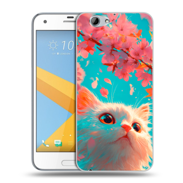 Пластиковый чехол на HTC One A9S с принтом Красивый кот