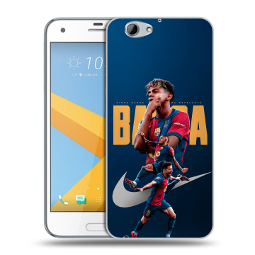 Пластиковый чехол на HTC One A9S с принтом Барселона Barca Yamal Пластиковый чехол на HTC One A9S с принтом Барселона Barca Yamal