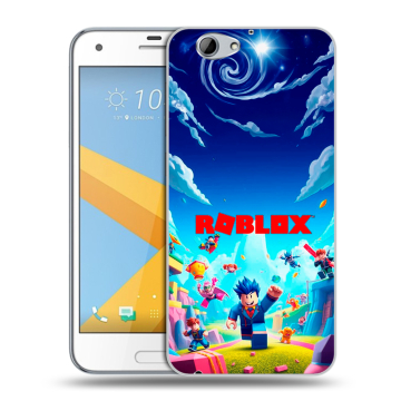 Пластиковый чехол на HTC One A9S с принтом Roblox Роблокс