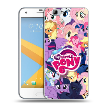 Пластиковый чехол на HTC One A9S с принтом My little pony Дружба чудо