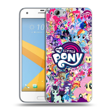 Пластиковый чехол на HTC One A9S с принтом My little pony Дружба чудо Пластиковый чехол на HTC One A9S с принтом My little pony Дружба чудо