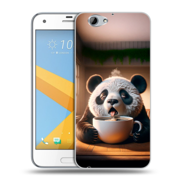 Пластиковый чехол на HTC One A9S с принтом смешная панда Пластиковый чехол на HTC One A9S с принтом смешная панда