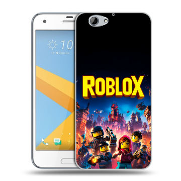 Пластиковый чехол на HTC One A9S с принтом Roblox Роблокс