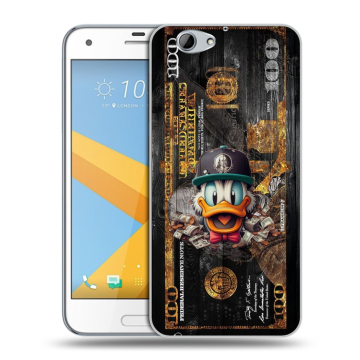 Пластиковый чехол на HTC One A9S с принтом Дональд Дак Доллар Пластиковый чехол на HTC One A9S с принтом Дональд Дак Доллар