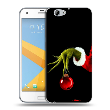 Пластиковый чехол на HTC One A9S с принтом Новый год Гринч
