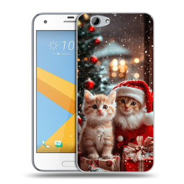 Пластиковый чехол на HTC One A9S с принтом Новый год