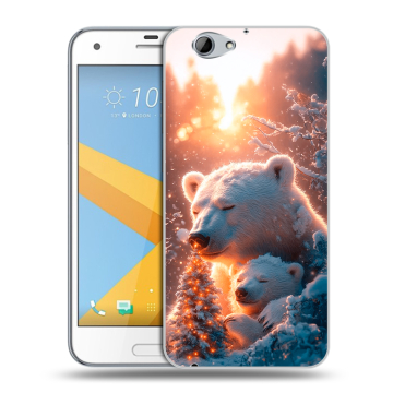 Пластиковый чехол на HTC One A9S с принтом Новый год Пластиковый чехол на HTC One A9S с принтом Новый год