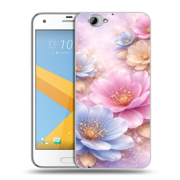 Пластиковый чехол на HTC One A9S с принтом женский Пластиковый чехол на HTC One A9S с принтом женский