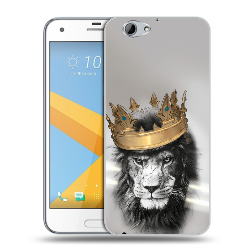 Пластиковый чехол на HTC One A9S с принтом Лев с короной Пластиковый чехол на HTC One A9S с принтом Лев с короной