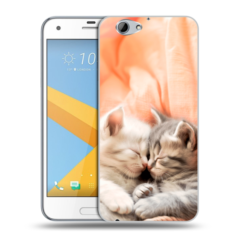Пластиковый чехол на HTC One A9S с принтом Котята Пластиковый чехол на HTC One A9S с принтом Котята