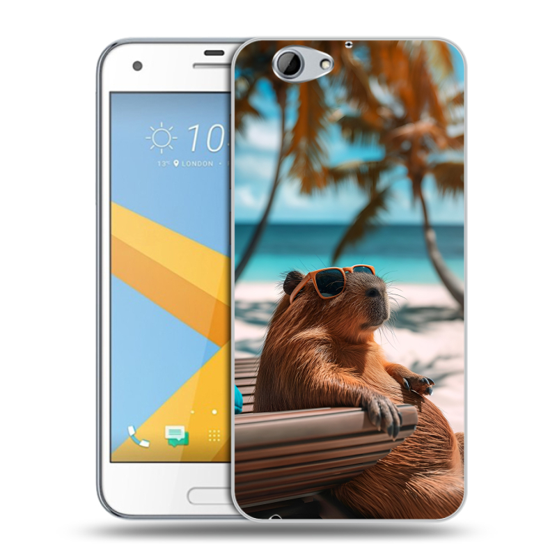 Пластиковый чехол на HTC One A9S с принтом Капибара Пластиковый чехол на HTC One A9S с принтом Капибара