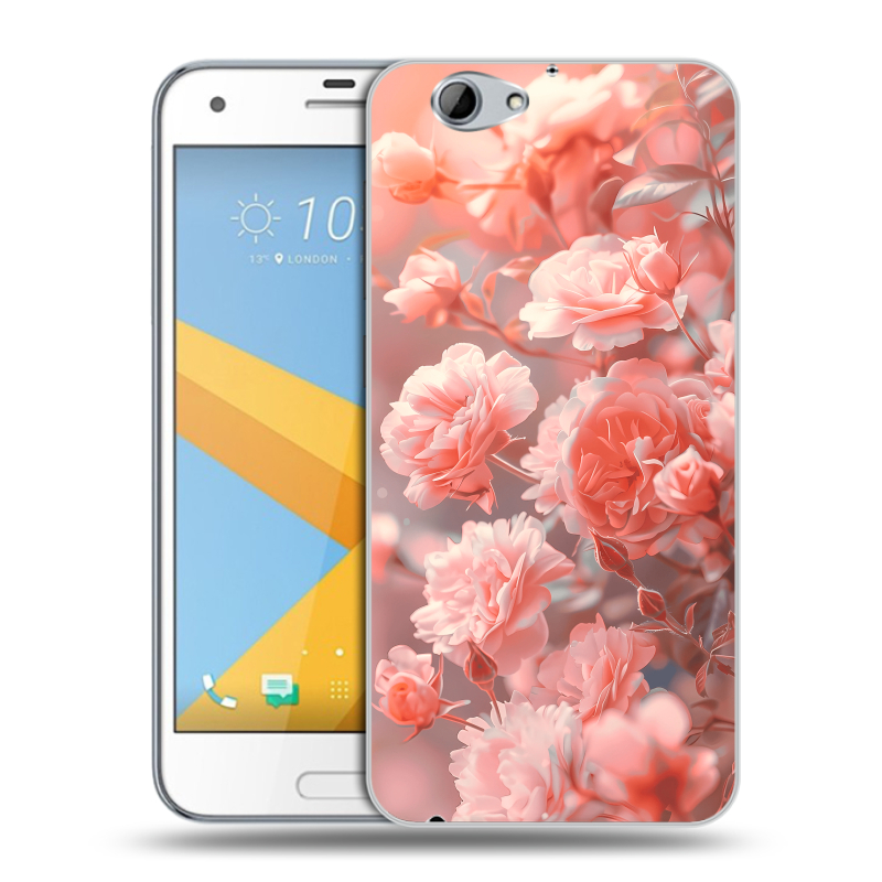 Пластиковый чехол на HTC One A9S с принтом Розы цветы Пластиковый чехол на HTC One A9S с принтом Розы цветы