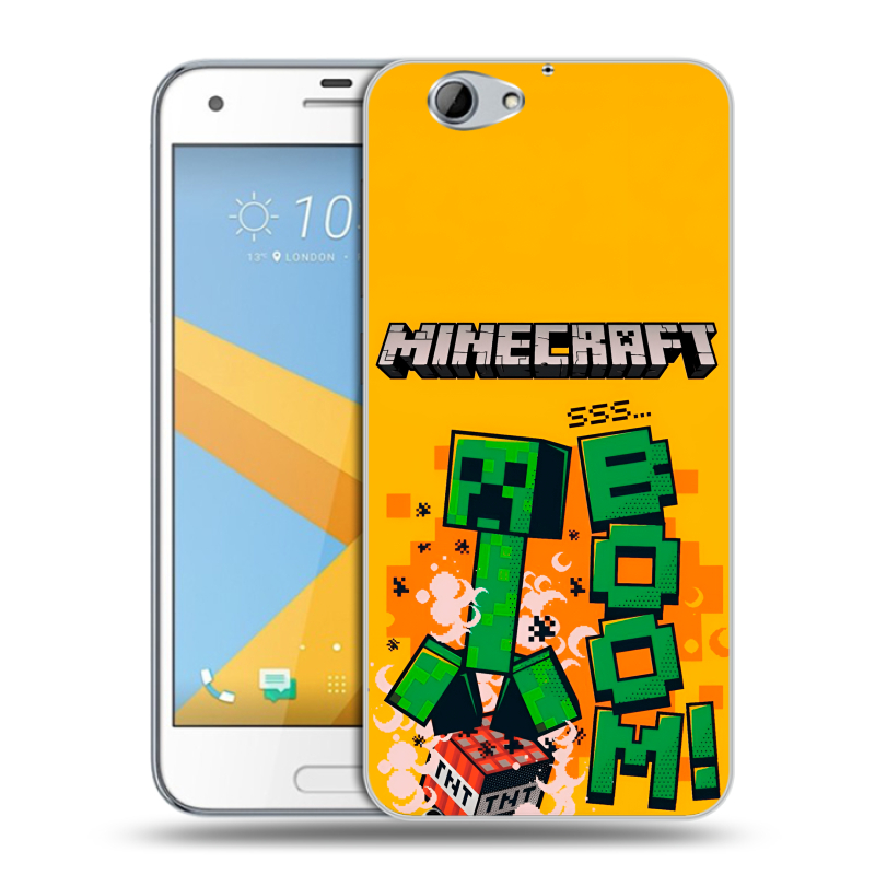 Пластиковый чехол на HTC One A9S с принтом Майнкрафт Minecraft Пластиковый чехол на HTC One A9S с принтом Майнкрафт Minecraft