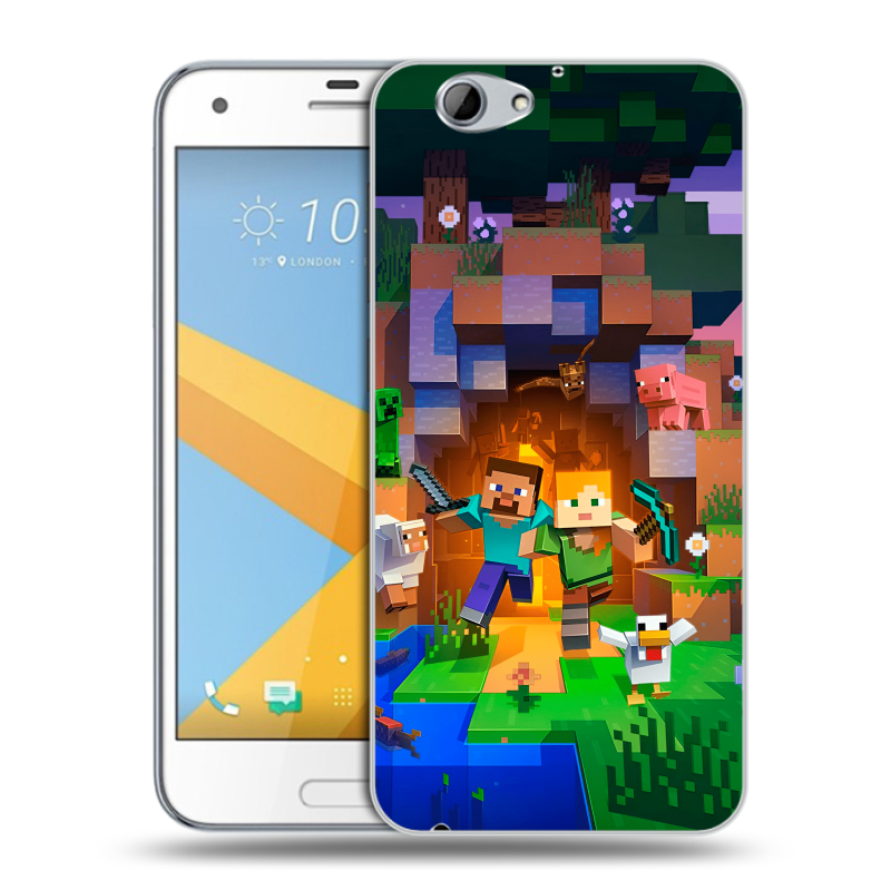 Пластиковый чехол на HTC One A9S с принтом Майнкрафт Minecraft Пластиковый чехол на HTC One A9S с принтом Майнкрафт Minecraft