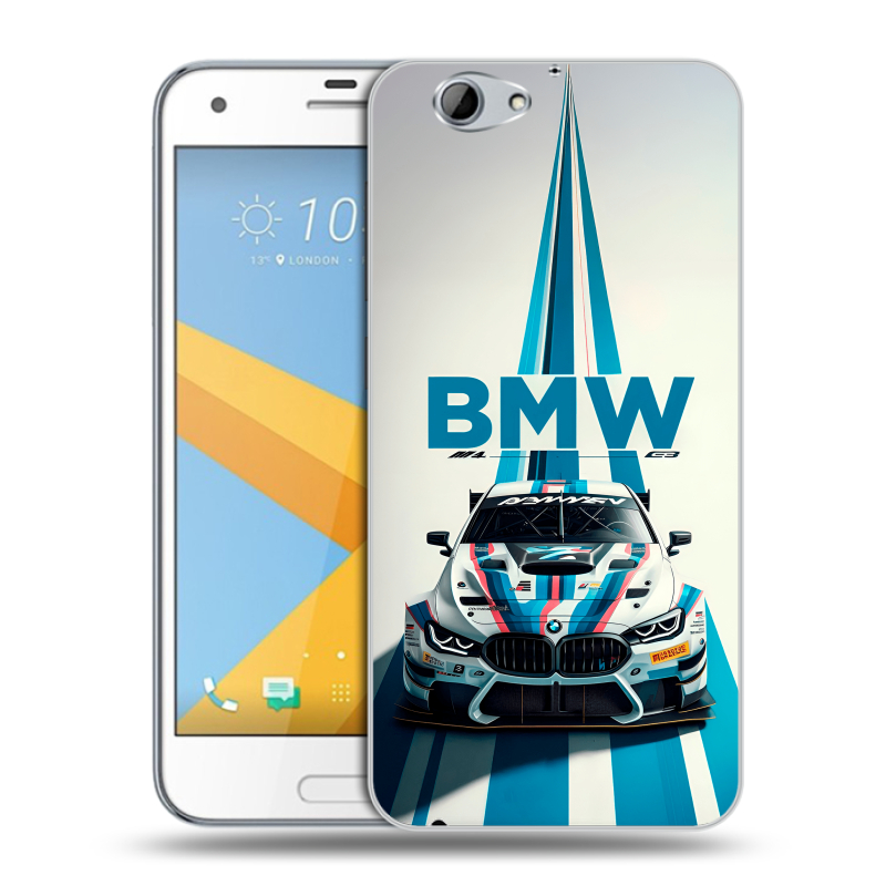 Пластиковый чехол на HTC One A9S с принтом БМВ BMW Пластиковый чехол на HTC One A9S с принтом БМВ BMW