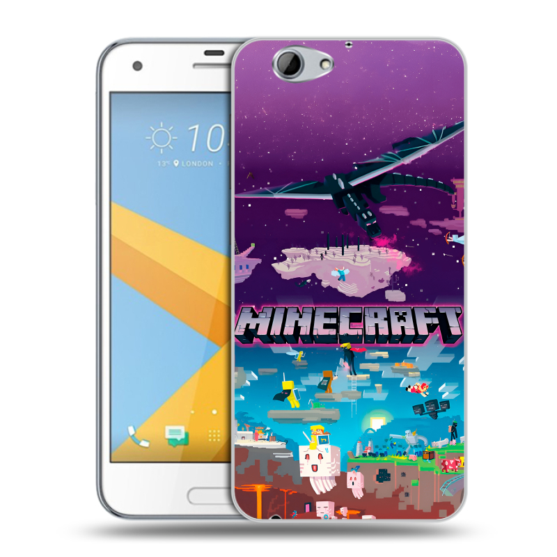 Пластиковый чехол на HTC One A9S с принтом Майнкрафт Minecraft Пластиковый чехол на HTC One A9S с принтом Майнкрафт Minecraft