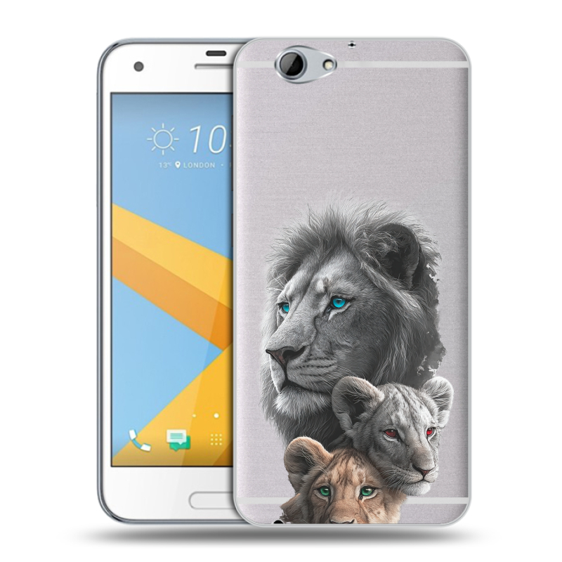 Пластиковый чехол на HTC One A9S с принтом Львы Пластиковый чехол на HTC One A9S с принтом Львы