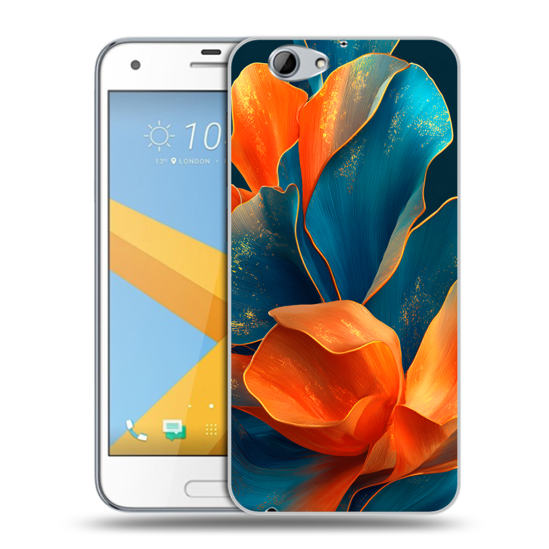 Пластиковый чехол на HTC One A9S с принтом Цветы Пластиковый чехол на HTC One A9S с принтом Цветы