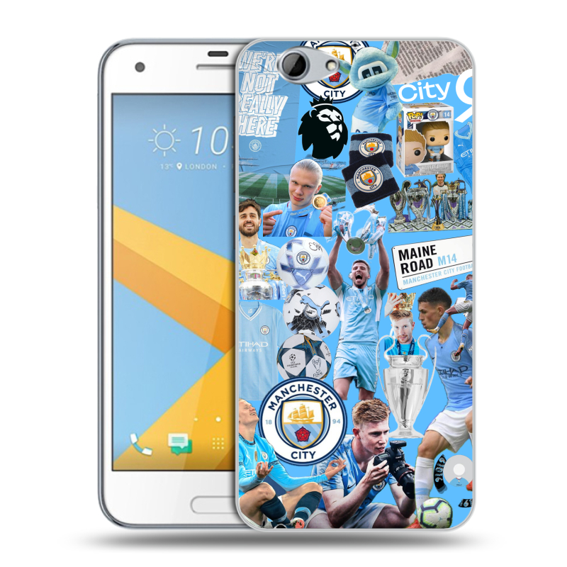 Пластиковый чехол на HTC One A9S с принтом Man City Манчестер Сити Пластиковый чехол на HTC One A9S с принтом Man City Манчестер Сити