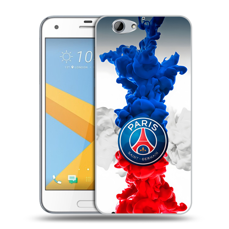 Пластиковый чехол на HTC One A9S с принтом PSG ПСЖ Пластиковый чехол на HTC One A9S с принтом PSG ПСЖ