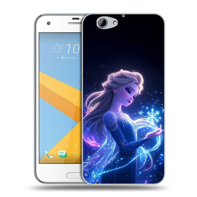 Пластиковый чехол на HTC One A9S с принтом Холодное сердце Frozen Пластиковый чехол на HTC One A9S с принтом Холодное сердце Frozen