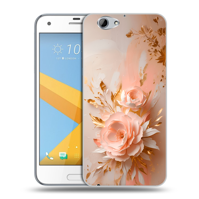 Пластиковый чехол на HTC One A9S с принтом женский Пластиковый чехол на HTC One A9S с принтом женский
