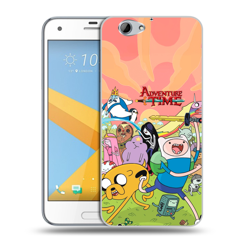 Пластиковый чехол на HTC One A9S с принтом Adventure time Время приключений Пластиковый чехол на HTC One A9S с принтом Adventure time Время приключений