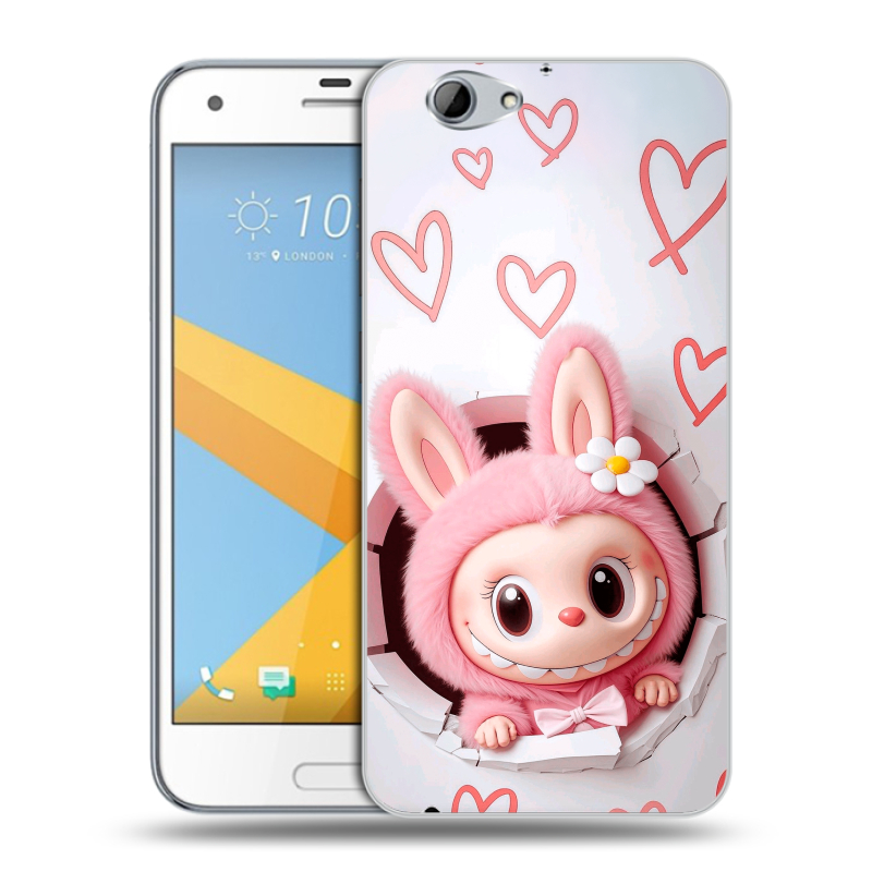 Пластиковый чехол на HTC One A9S с принтом Labubu Лабубу Пластиковый чехол на HTC One A9S с принтом Labubu Лабубу