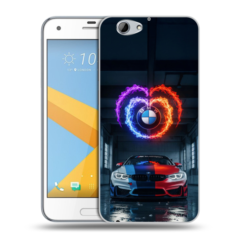 Пластиковый чехол на HTC One A9S с принтом BMW БМВ Пластиковый чехол на HTC One A9S с принтом BMW БМВ