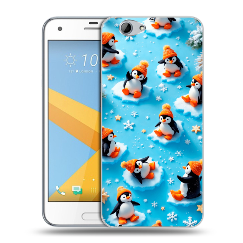 Пластиковый чехол на HTC One A9S с принтом Новый год Пластиковый чехол на HTC One A9S с принтом Новый год